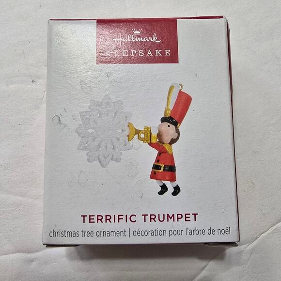 Hallmark 2024 Terrific Trumpet Snowflake Christmas Tree Ornament NIB - Picture 1 of 6